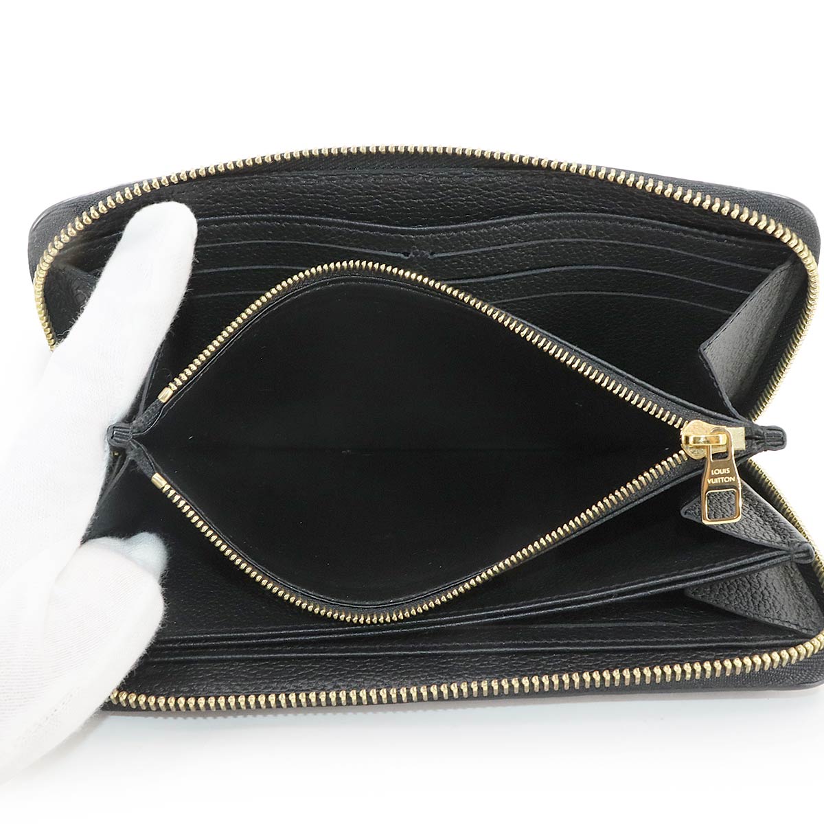 Monogram Empreinte Zippy Wallet Leather Noir M61864