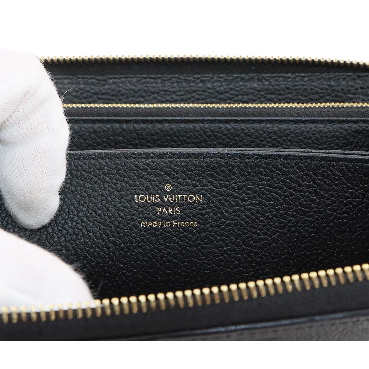 Monogram Empreinte Zippy Wallet Leather Noir M61864