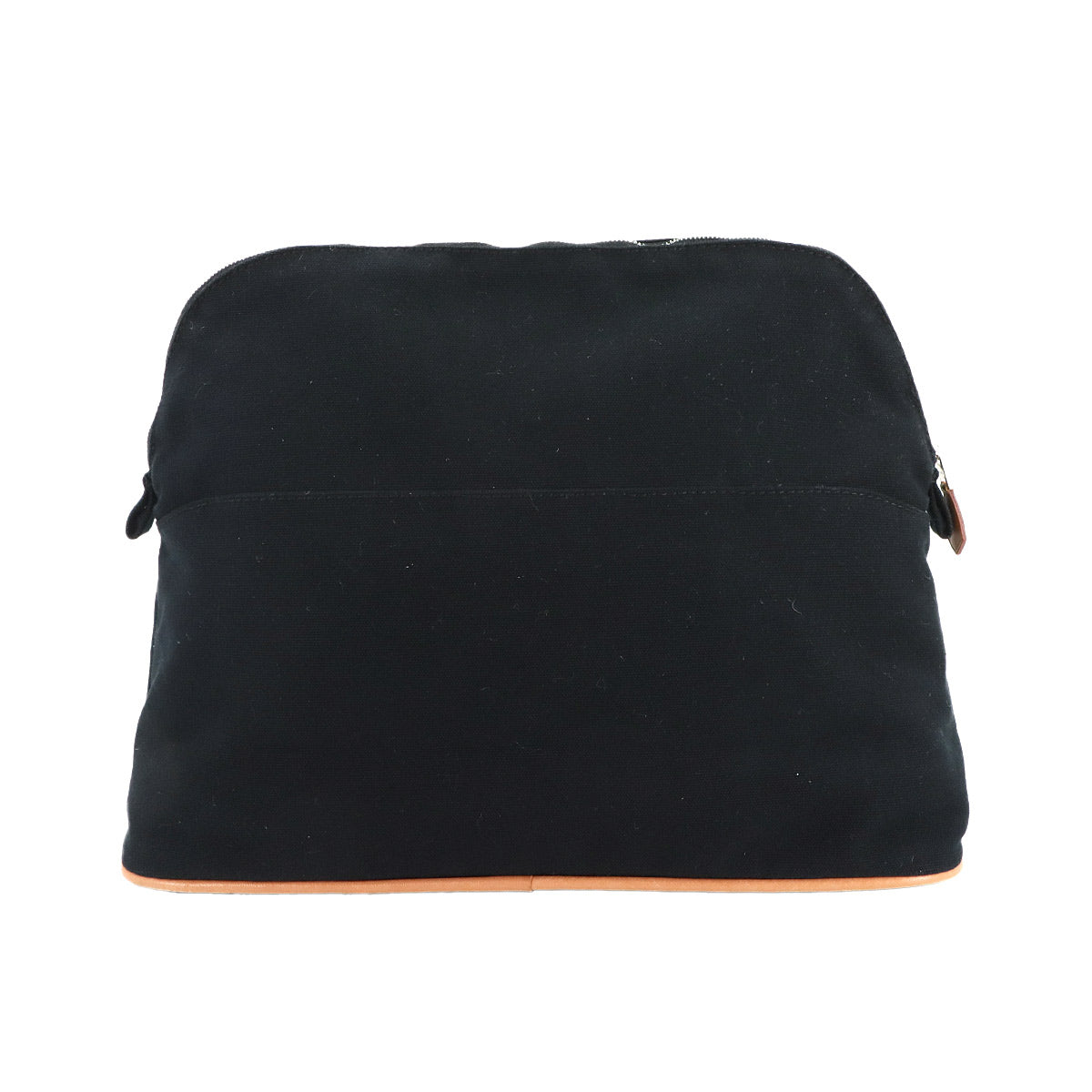 Bolide Pouch GM Cotton Canvas Leather Black Purse
