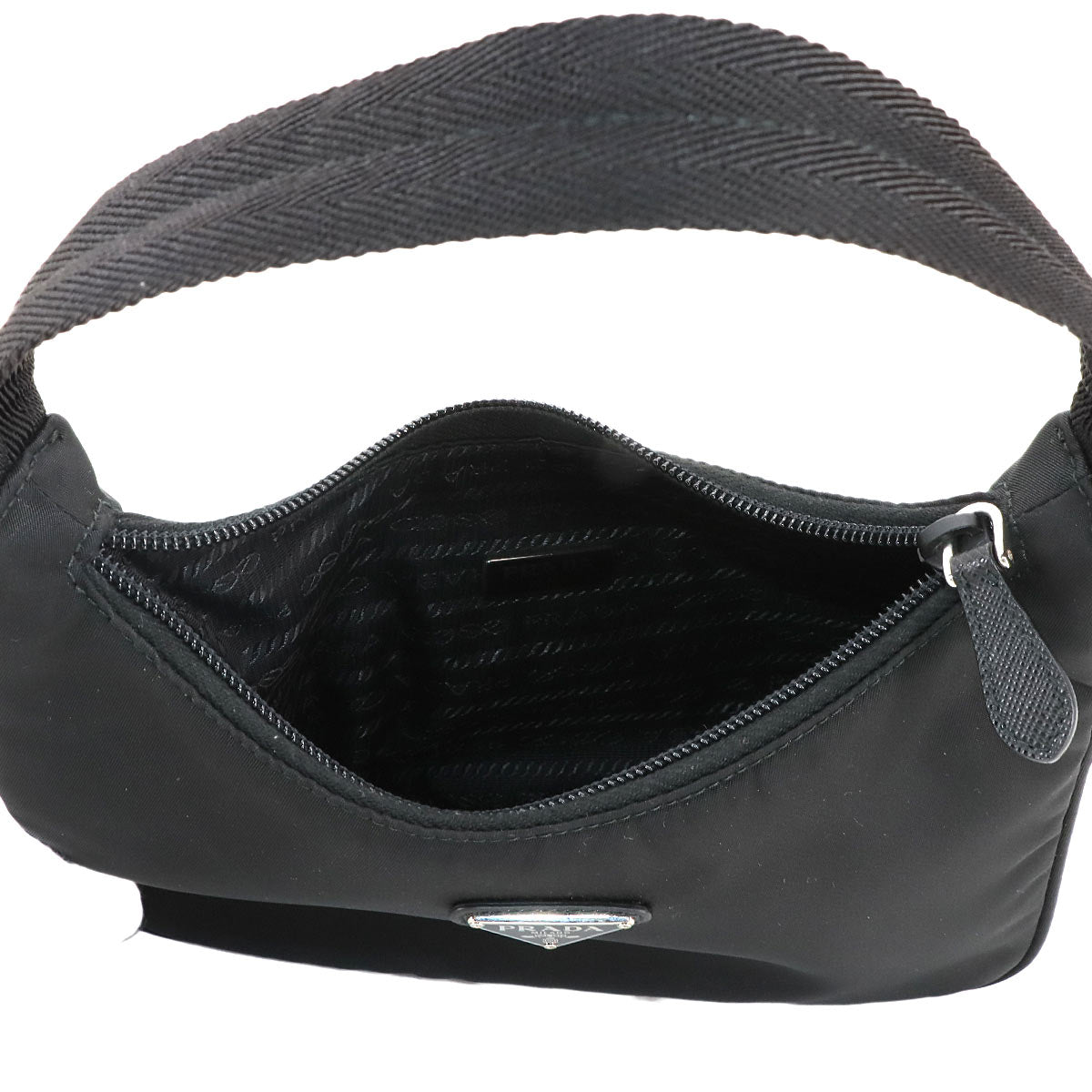 Re-Edition 2000 Mini Hand Bag Nylon Nero Black 1NE515 Purse