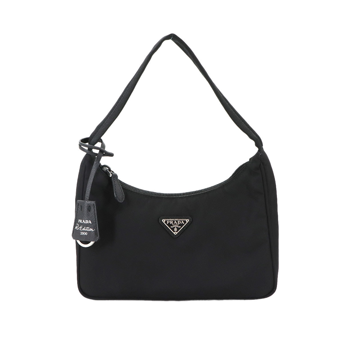 Re-Edition 2000 Mini Hand Bag Nylon Nero Black 1NE515 Purse