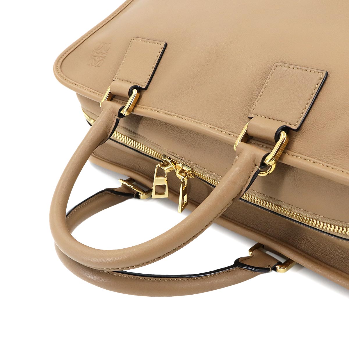 Amazona 36 Hand Shoulder Bag Leather Brown Purse