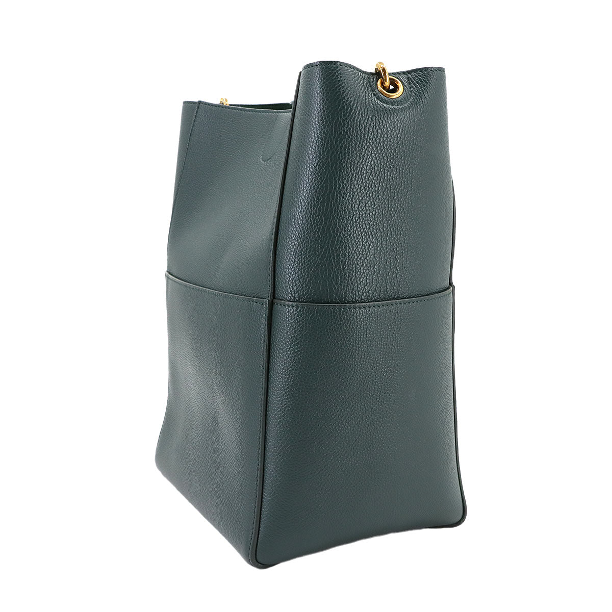 Sangle Bucket Shoulder Bag Leather Amazone 189593AH4 Purse