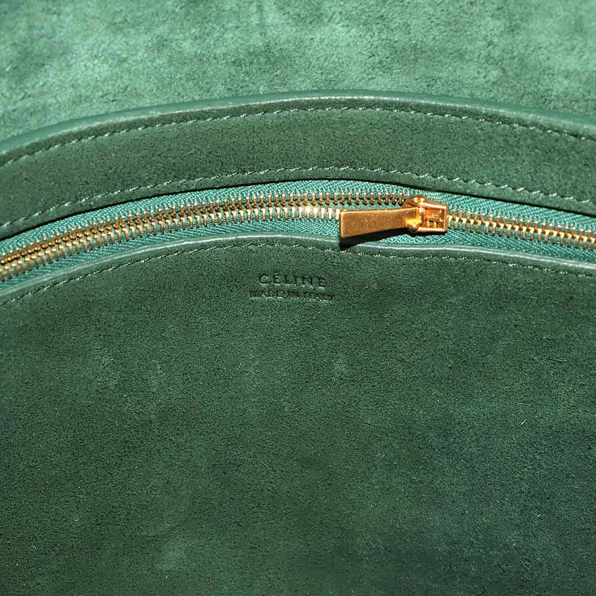 Sangle Bucket Shoulder Bag Leather Amazone 189593AH4 Purse