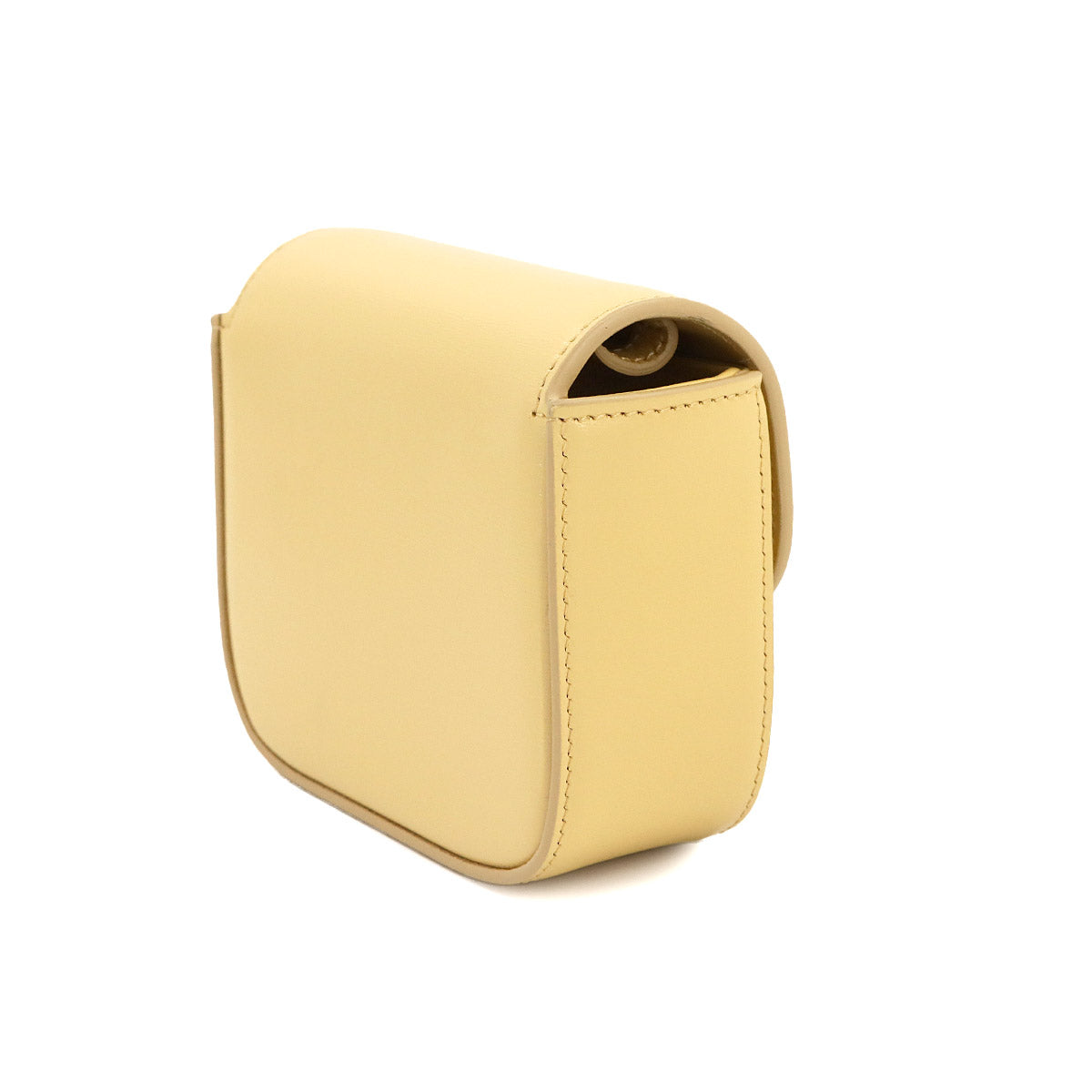 Triomphe Claude Mini Shoulder Bag Leather Yellow 10I513DPV