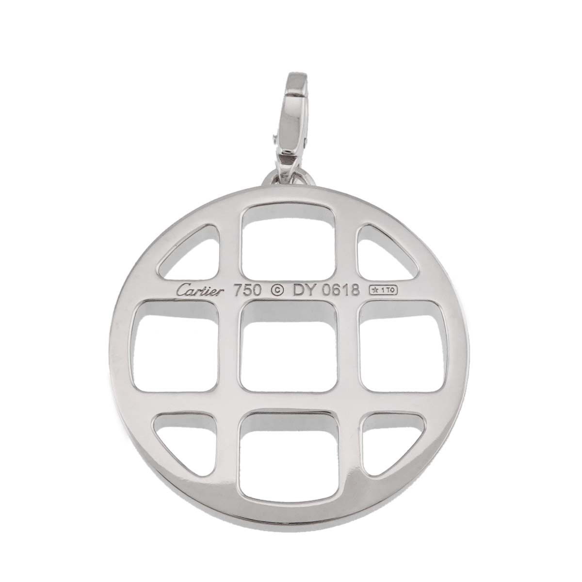 Pendant Top Charm 18K White Gold 750