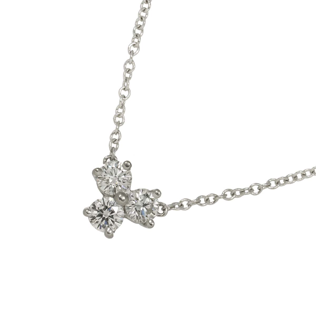 Aria Diamond 3P Necklace Platinum