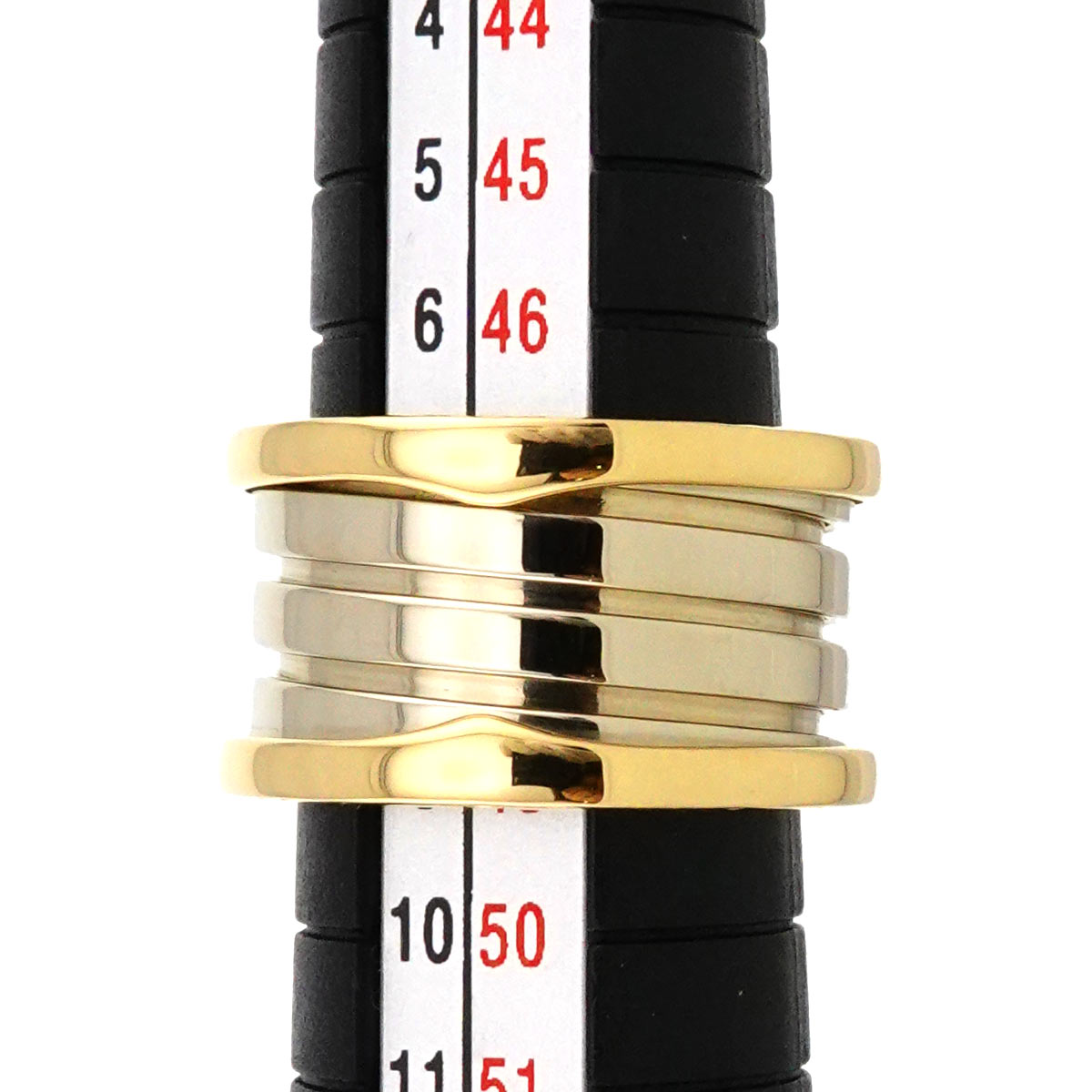 BVLGARI B-ZERO1 4 Band Ring 18K YG WG 750 Size49 4.5-4.75(US)