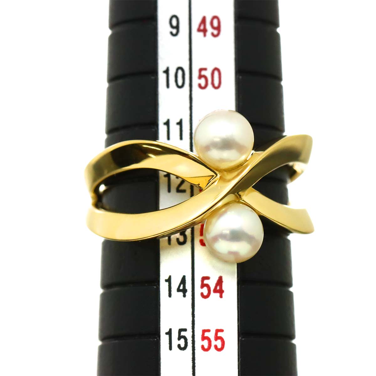 Akoya Pearl 5.1mm Ring 18K YG 750 Size6-6.25(US)