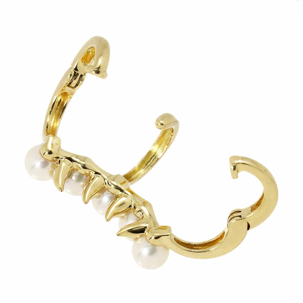 danger Scorpion Ear Cuff Akoya Pearl 18K YG 750 For left ear