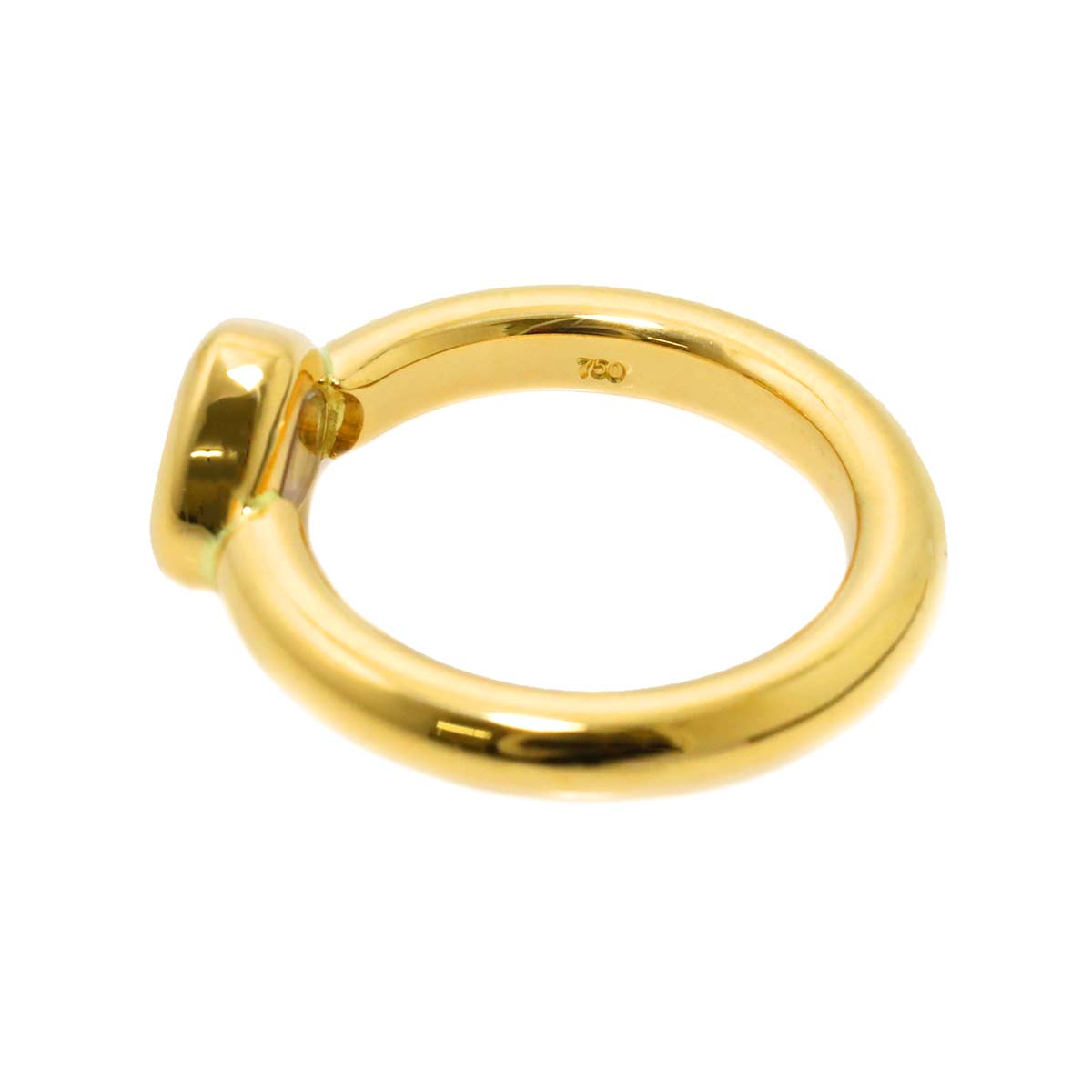 Happy Heart Diamond Ring 18K YG 750 Size5.25-5.5(US)