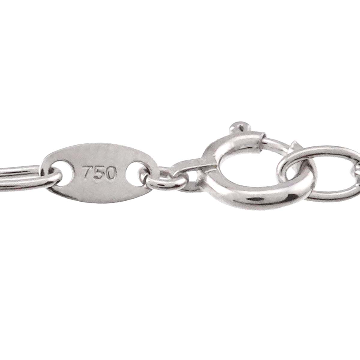 Diamond 0.30ct Necklace 18K White Gold 750