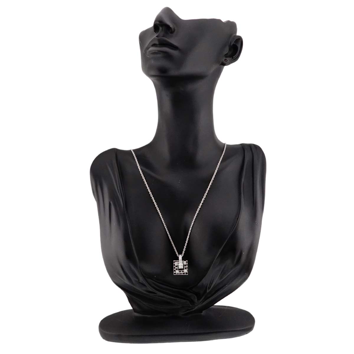 Diamond 0.30ct Necklace 18K White Gold 750