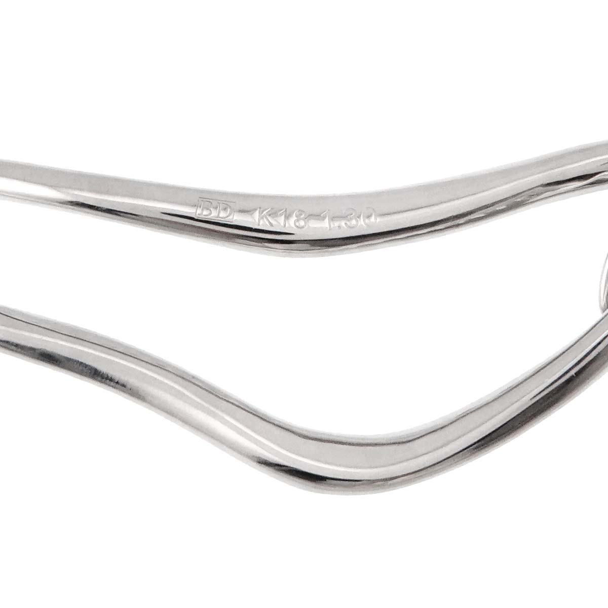 BrownDiamond 1.30ct Necklace 18K White Gold 750