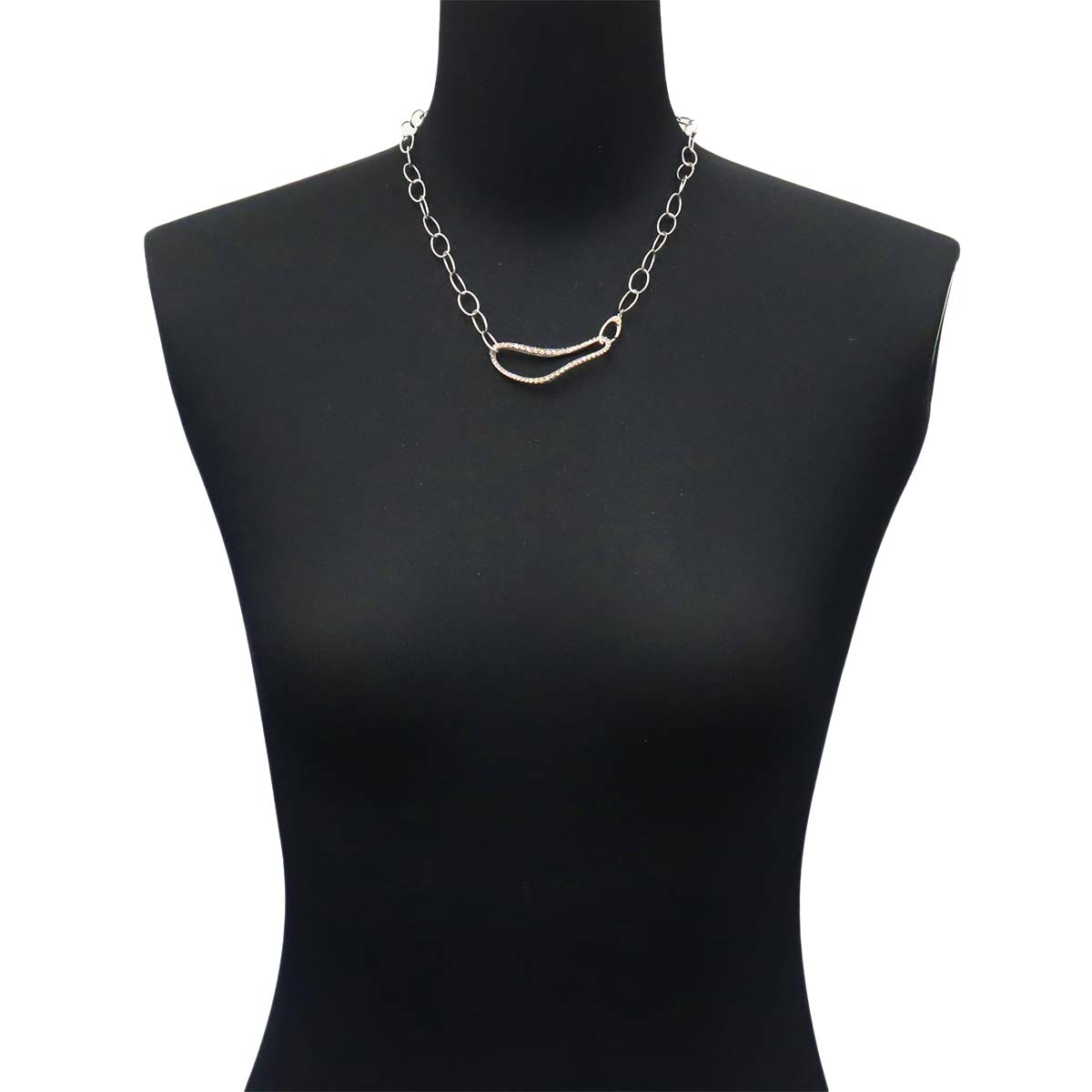 BrownDiamond 1.30ct Necklace 18K White Gold 750