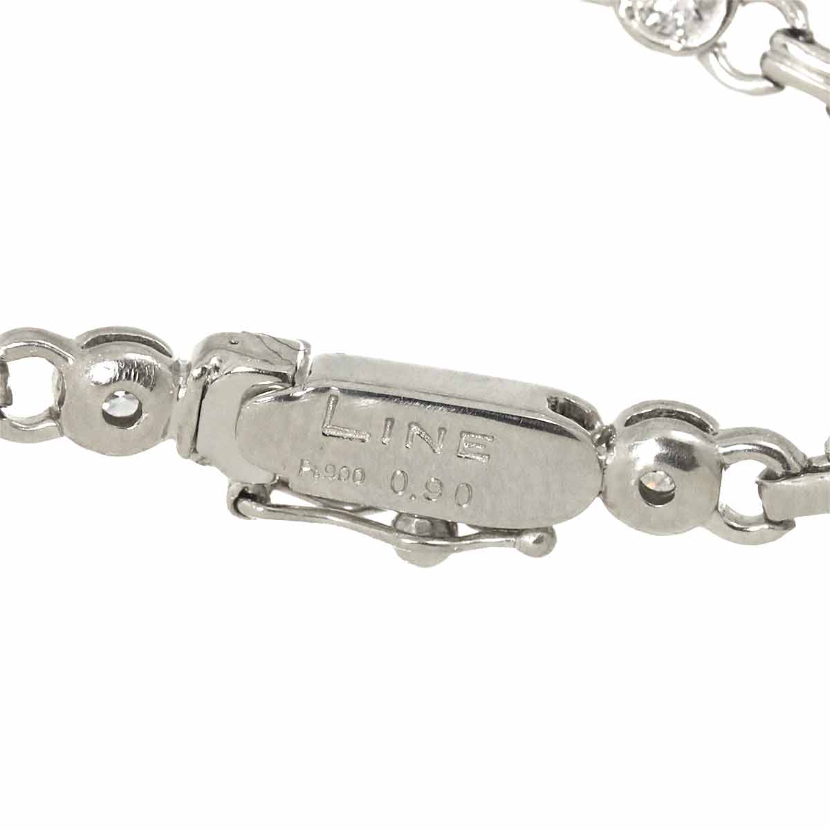 Diamond 0.90ct Bracelet Pt Platinum