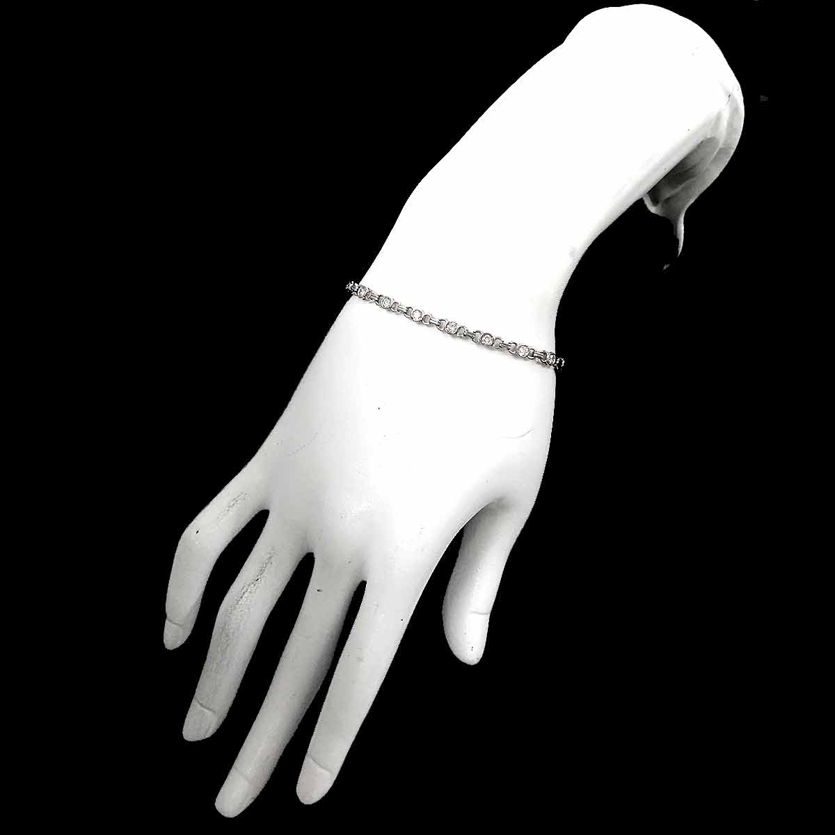 Diamond 0.90ct Bracelet Pt Platinum