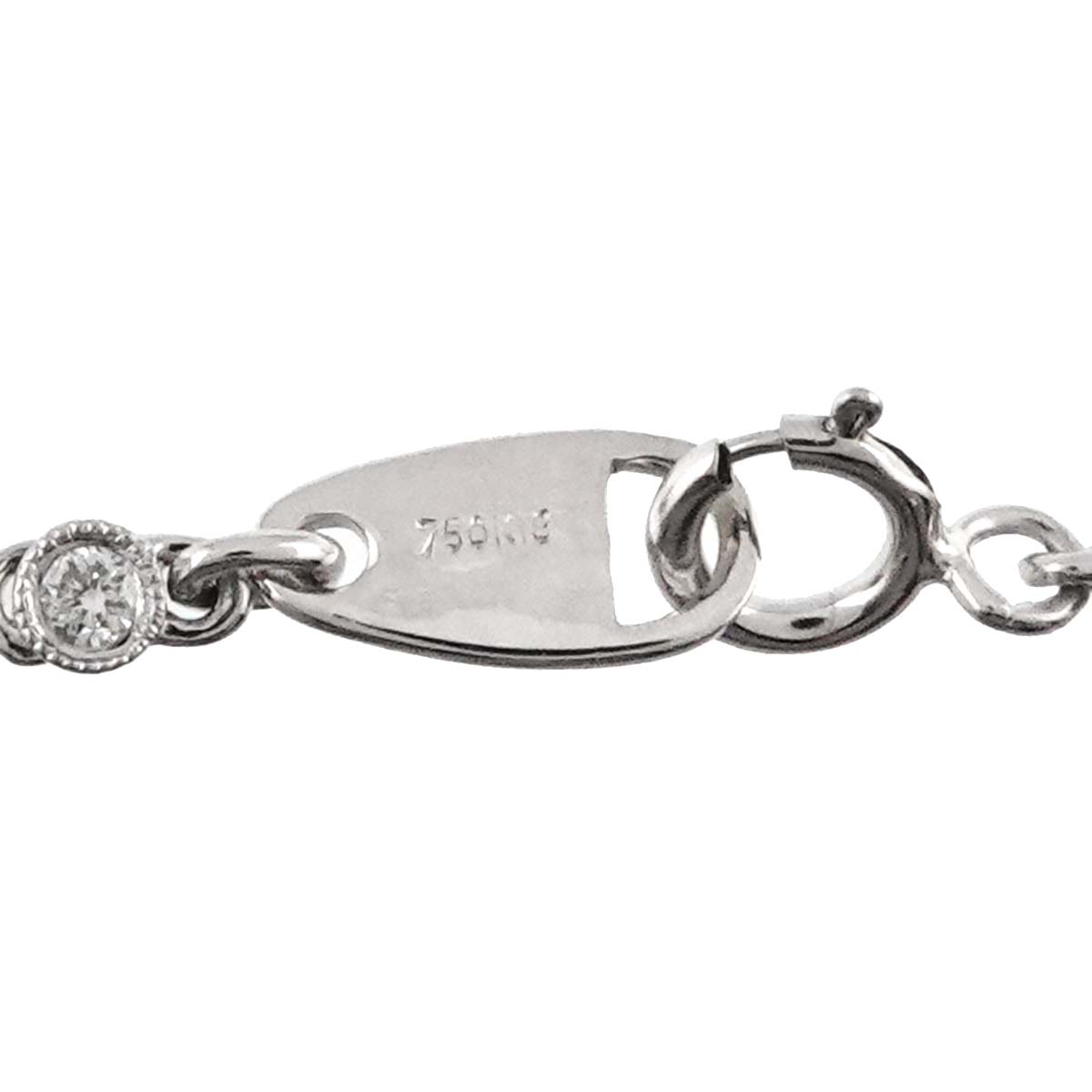 Diamond 2.00ct Necklace 18K WG White Gold 750