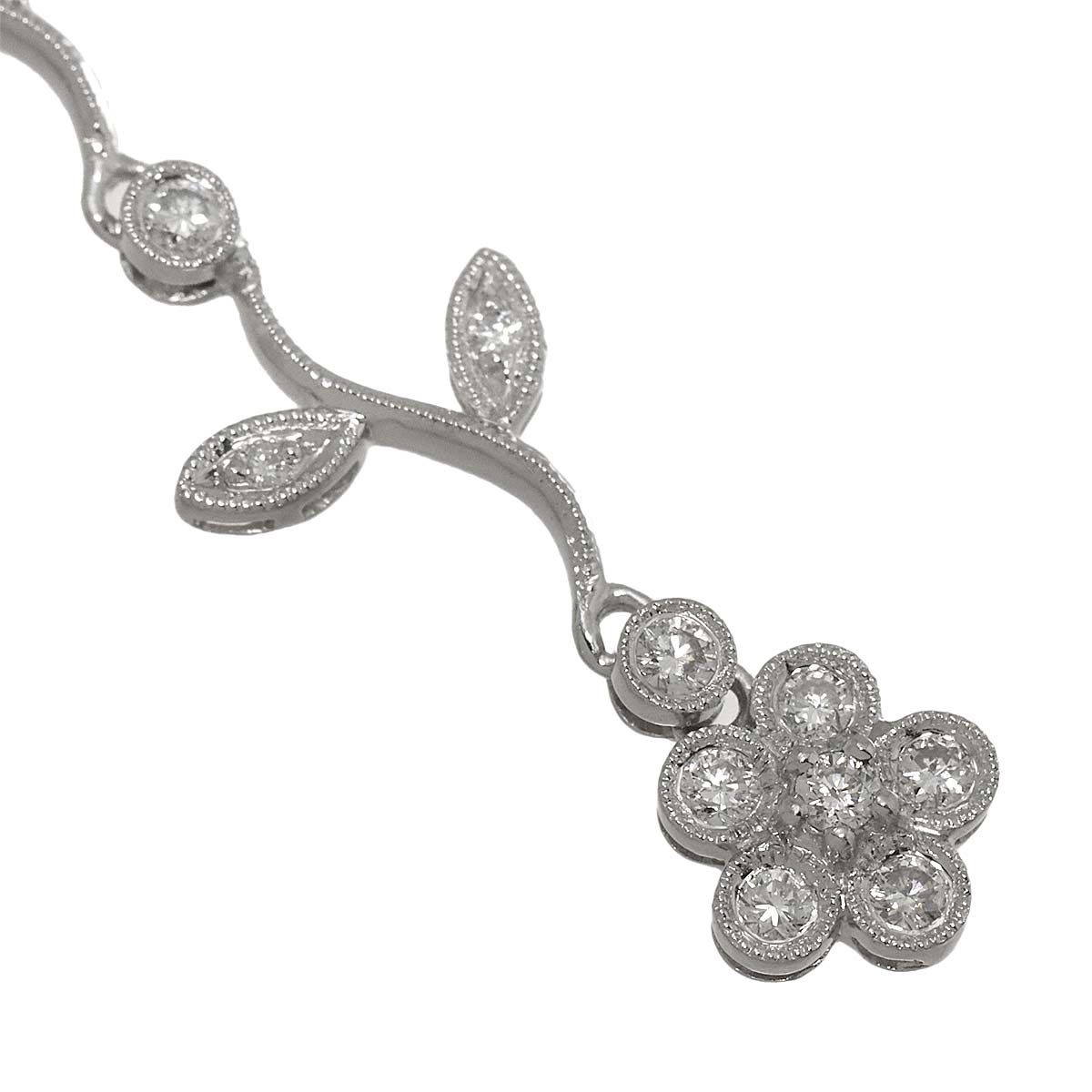 Diamond 2.00ct Necklace 18K WG White Gold 750