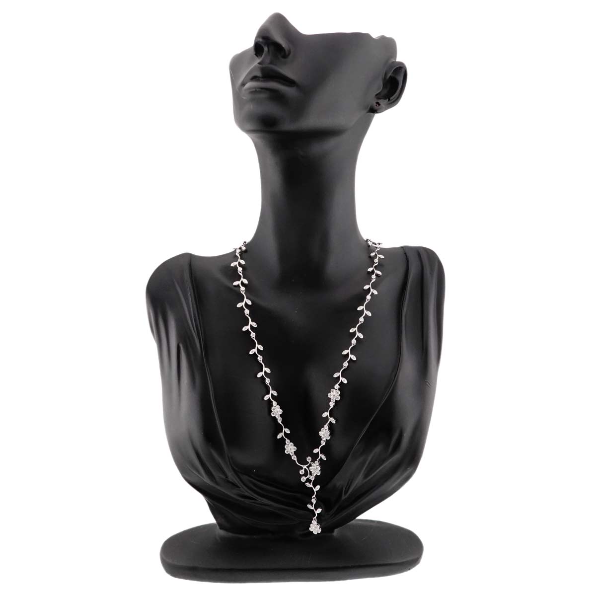 Diamond 2.00ct Necklace 18K WG White Gold 750