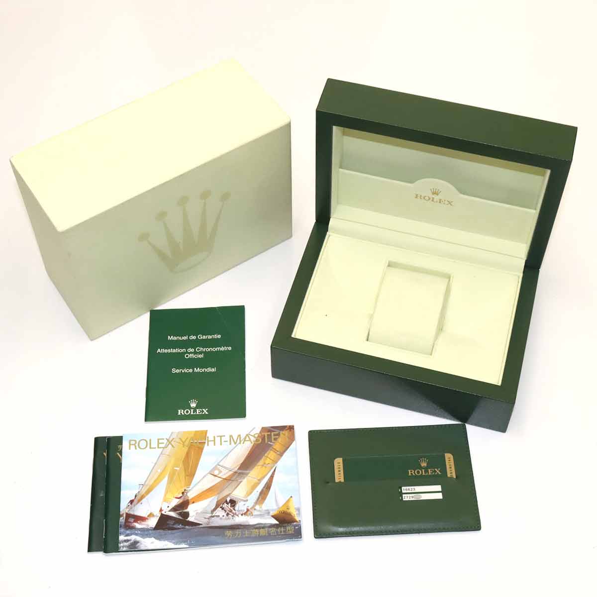 Yacht Master Roresol 16623 Serial Z 750 Yellow Gold Mens Watch