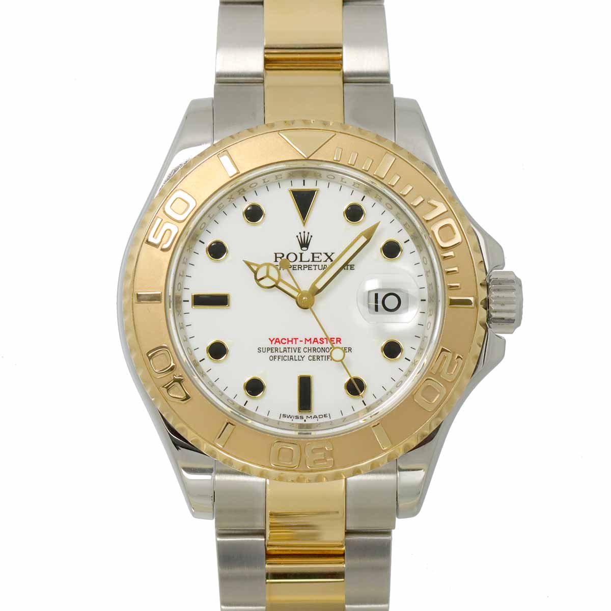 Yacht Master Roresol 16623 Serial Z 750 Yellow Gold Mens Watch