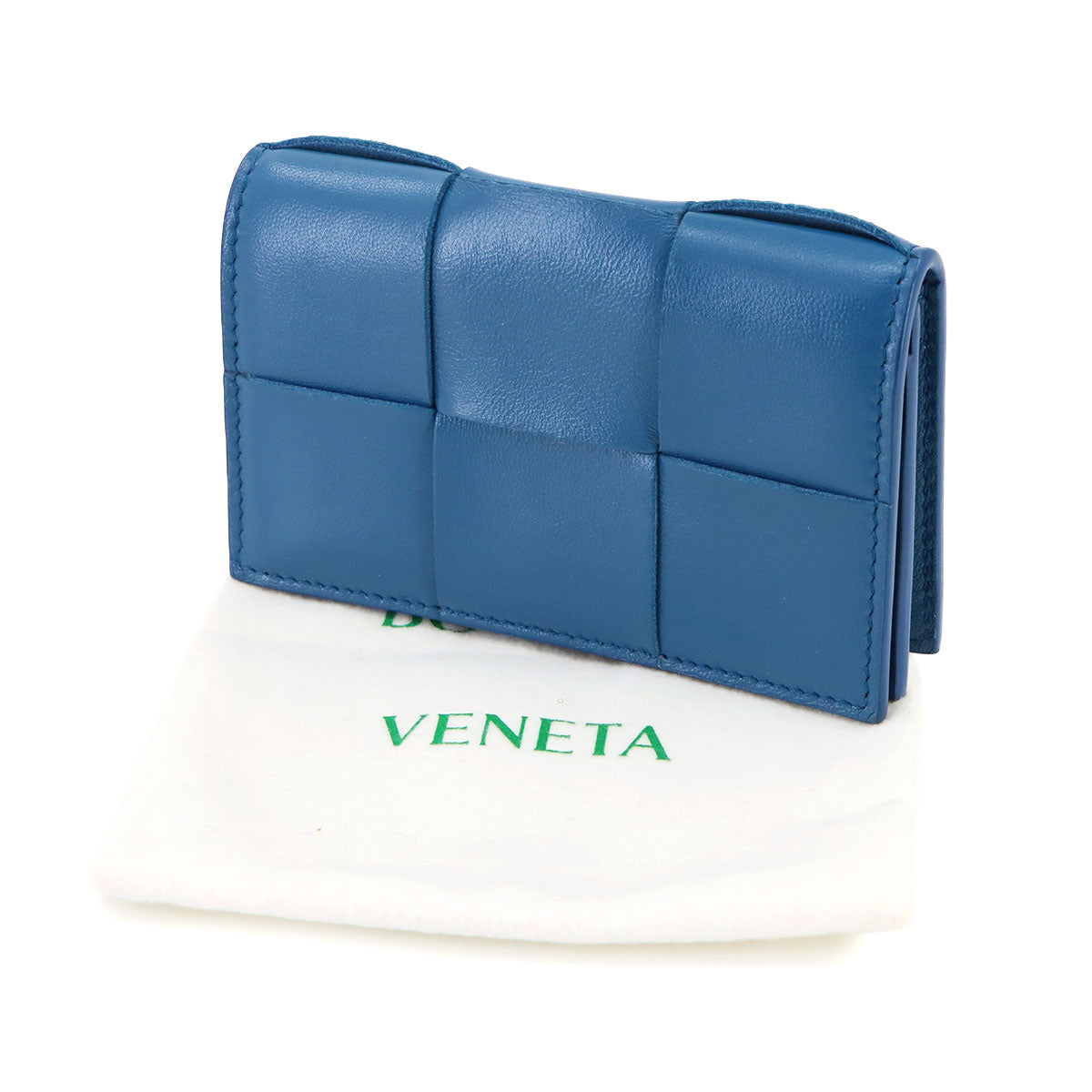 Maxi Intrecciato Cassette Business Card Case 651396 90298343