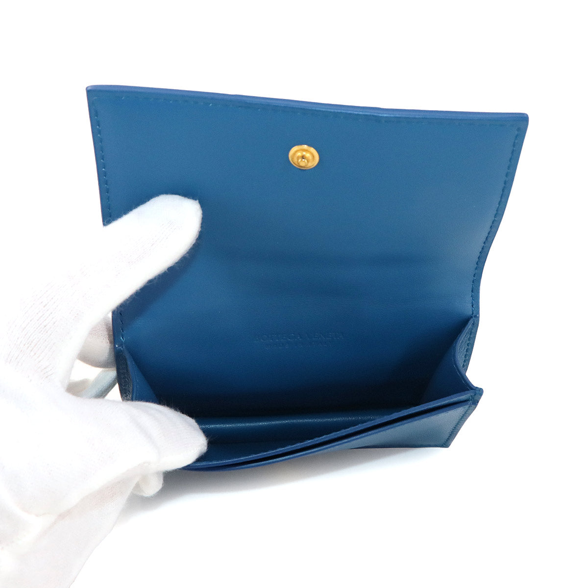 Maxi Intrecciato Cassette Business Card Case 651396 90298343