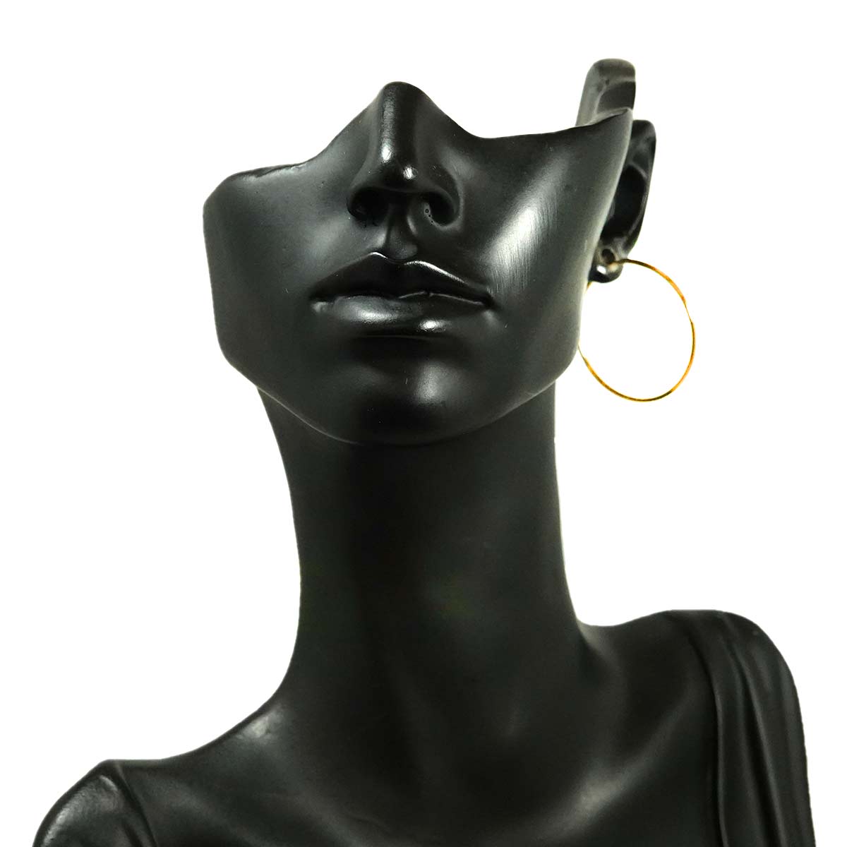 Earrings Pierced 18K K18 YG Yellow Gold 750