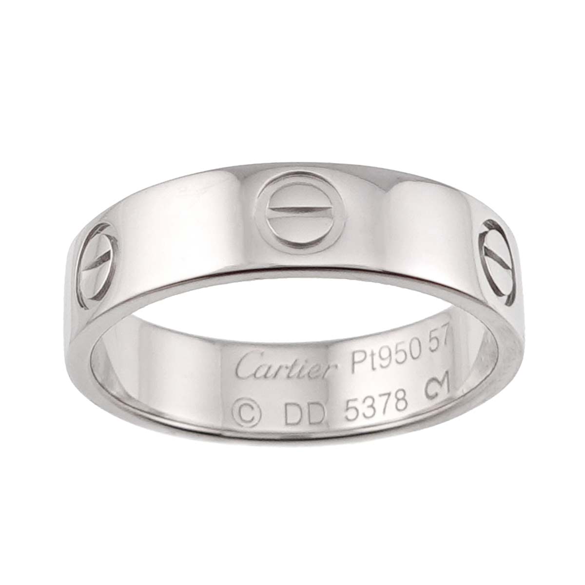 Love Ring Platinum Size57 7.5-7.75(US)