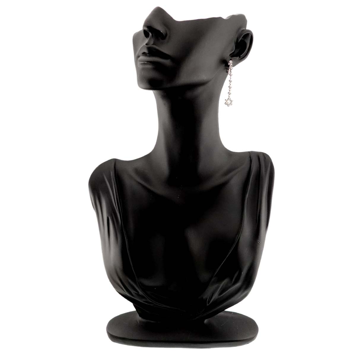 Baby Pearl 4.0mm Earrings Clip on 18K WG White Gold 750