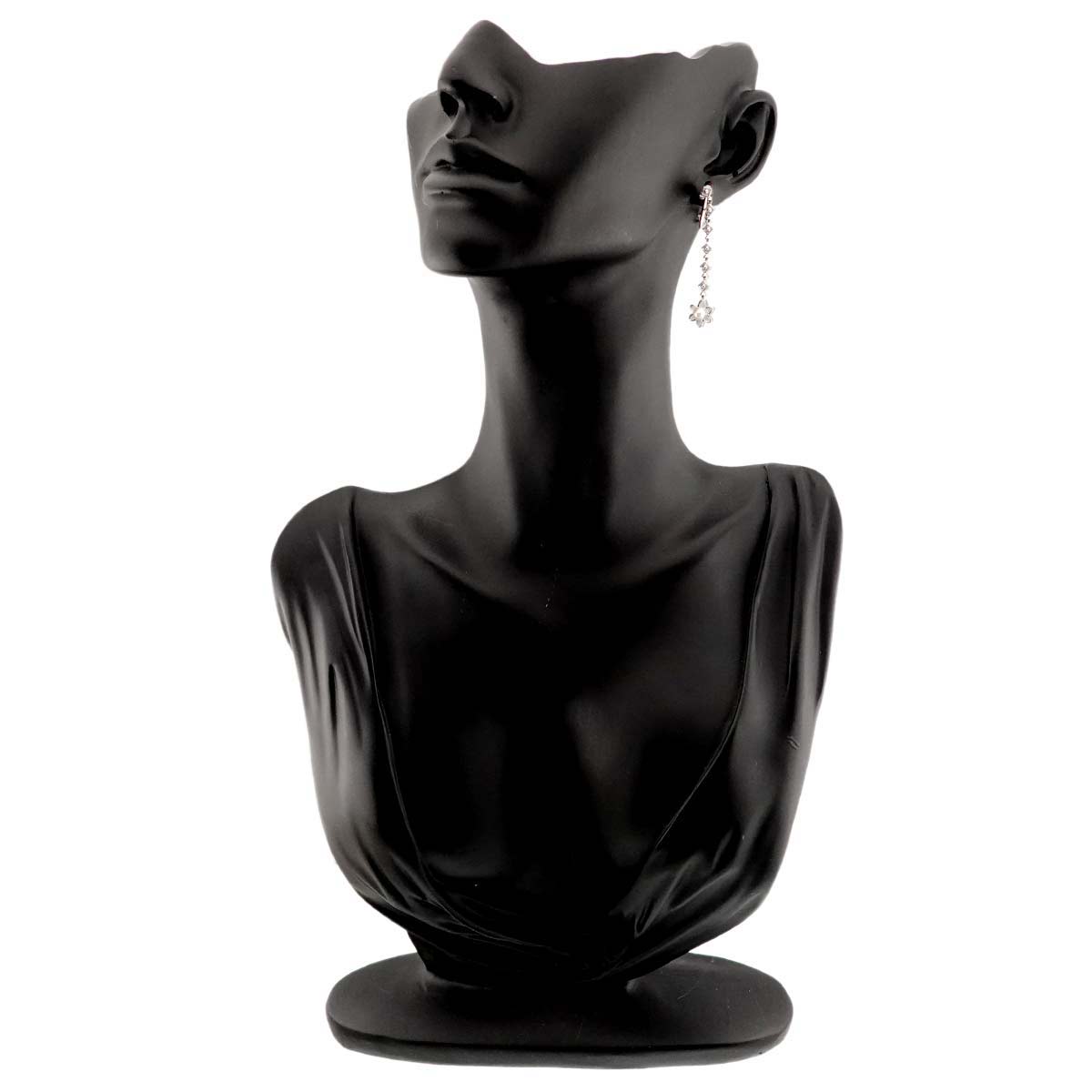 Baby Pearl 3.8mm Earrings Clip on 18K WG White Gold 750