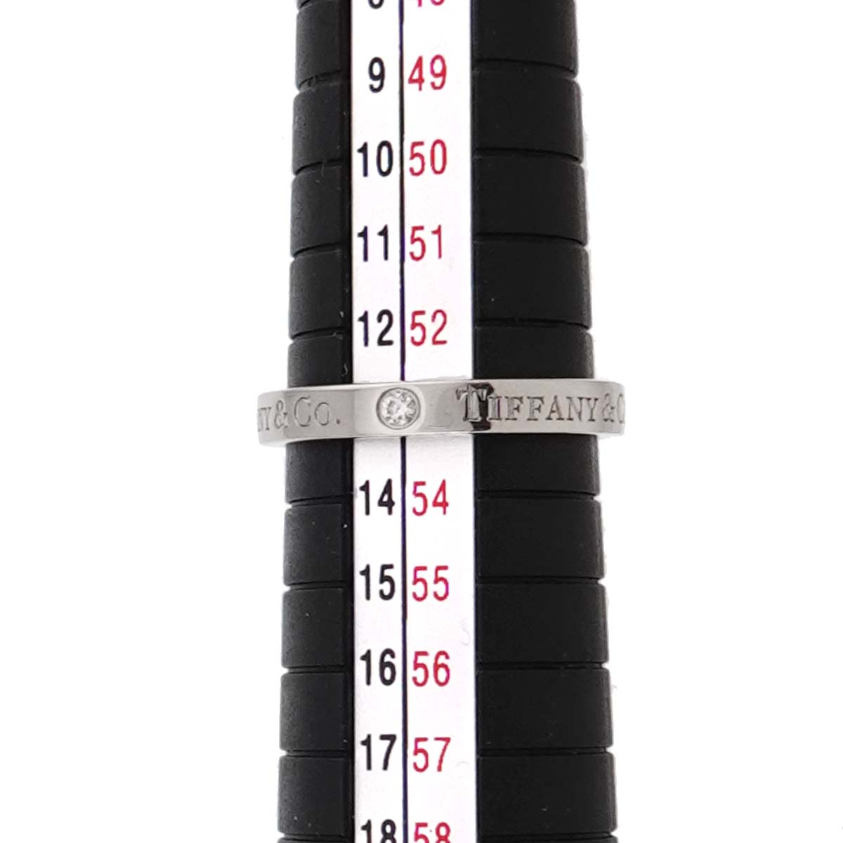 Diamond 3P Band Ring Pt Platinum size6.25-6.5(US)