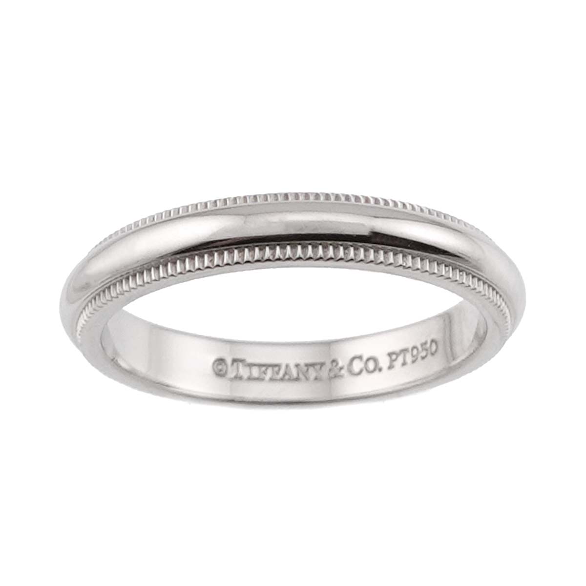 Milgrain Band Ring Pt Platinum Size5.25(US)