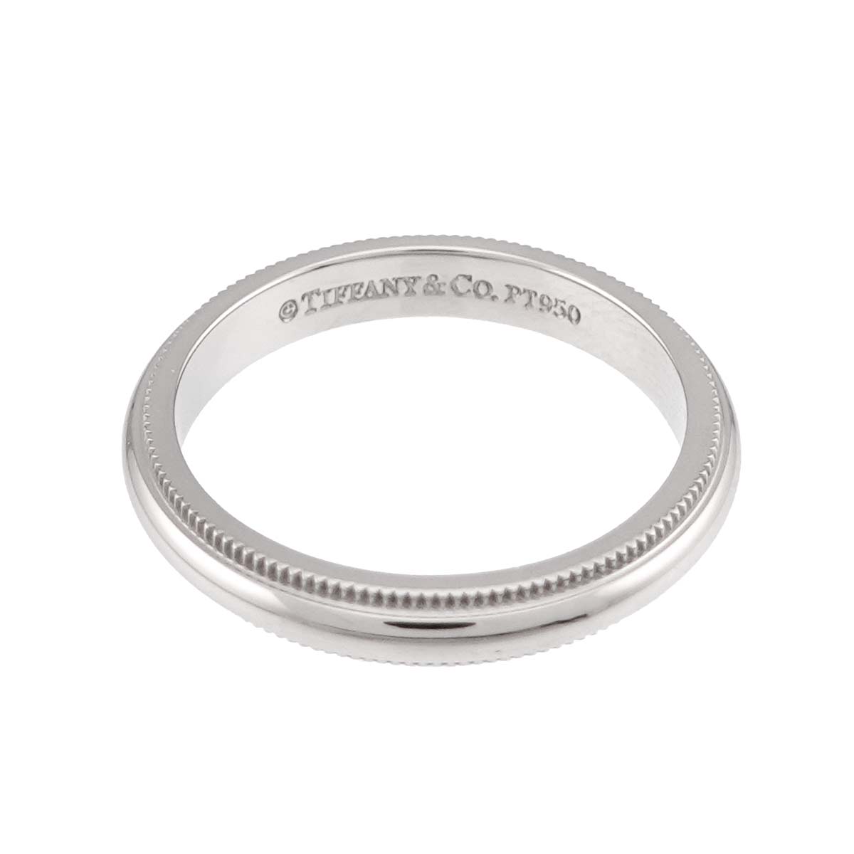 Milgrain Band Ring Pt Platinum Size5.25(US)