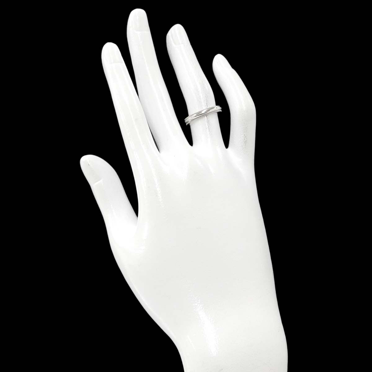 Milgrain Band Ring Pt Platinum Size5.25(US)