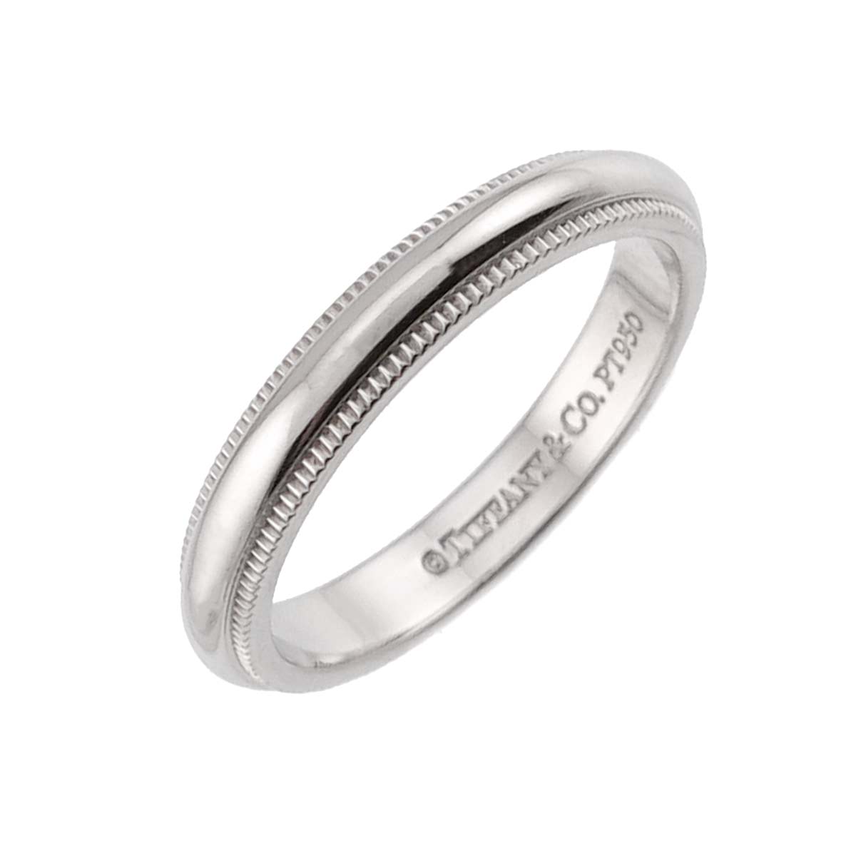 Milgrain Band Ring Pt Platinum Size5.25(US)