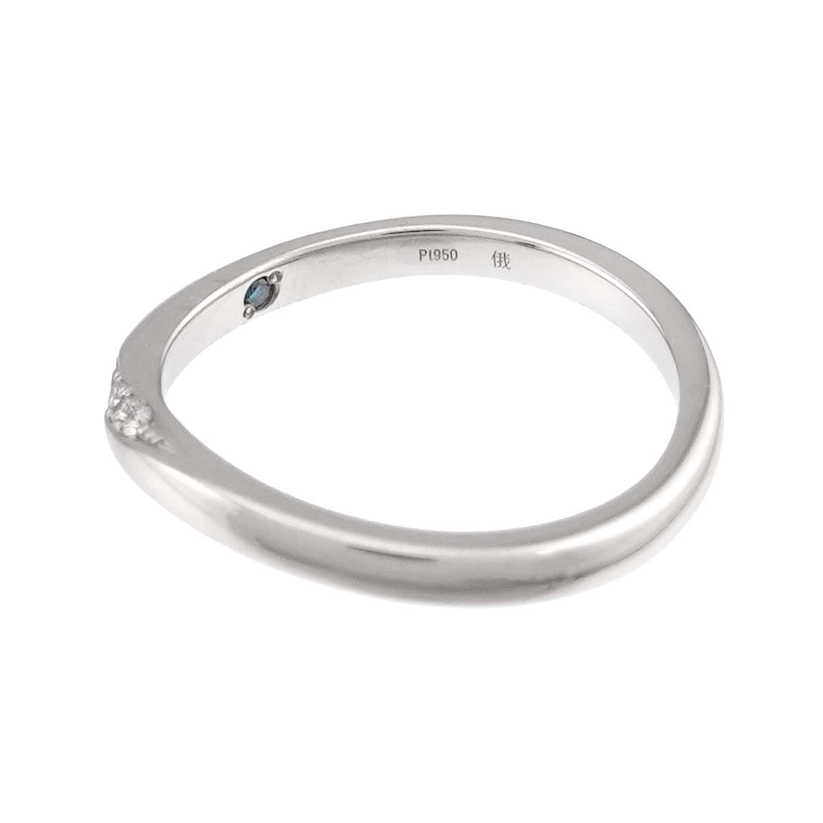 ASAHA Diamond Ring Platinum Size4.5(US)