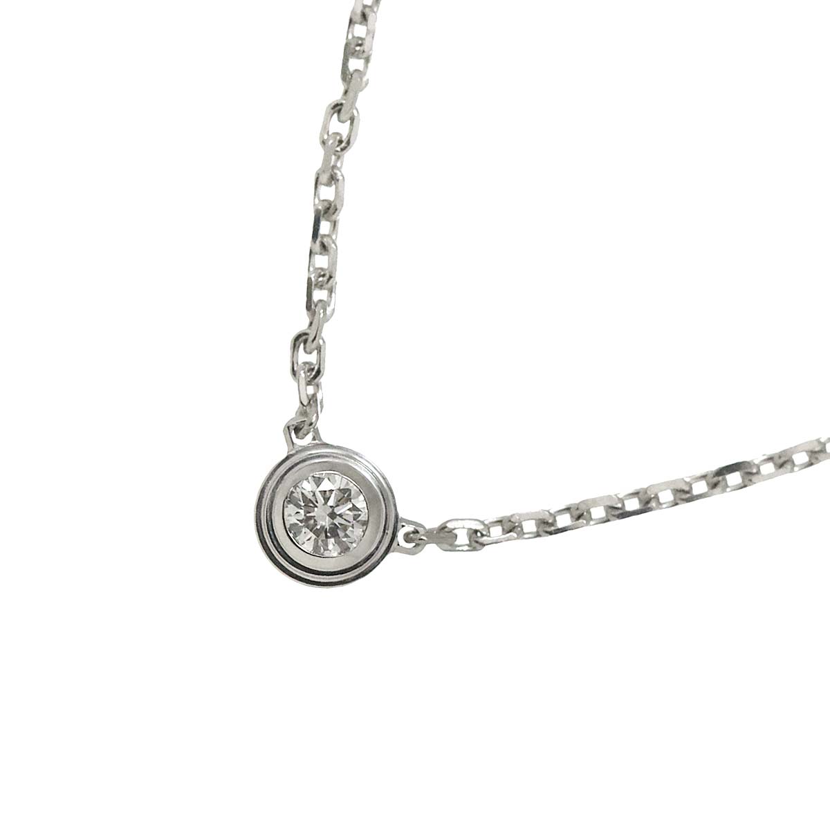 d Amour XS Necklace Diamond Necklace 18K WG 750