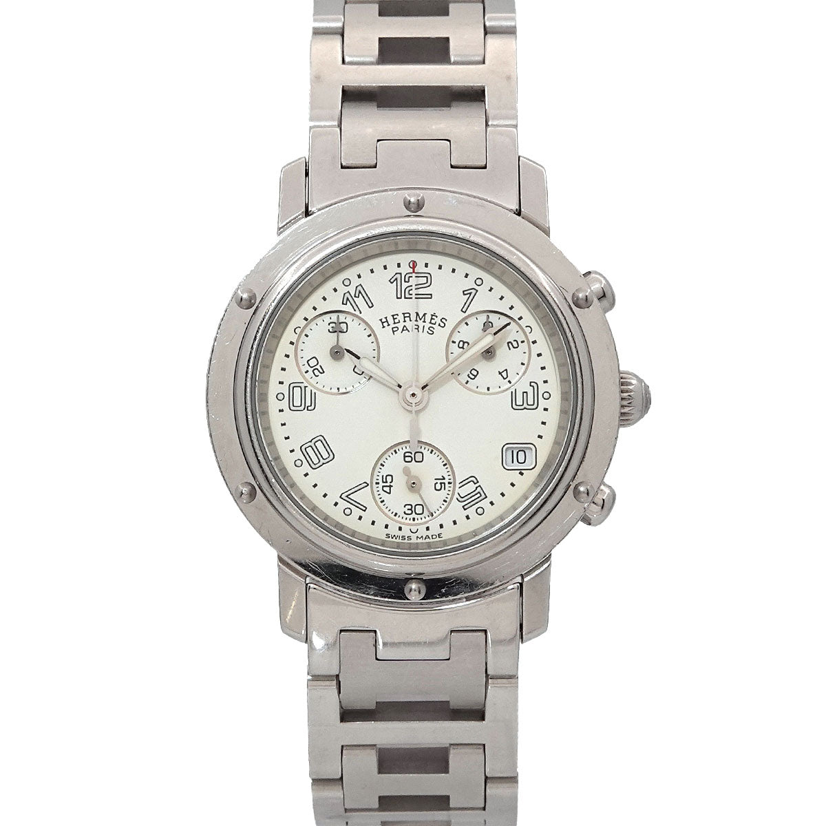 Clipper Chronograph CL1 310 Date White Dial Ladies