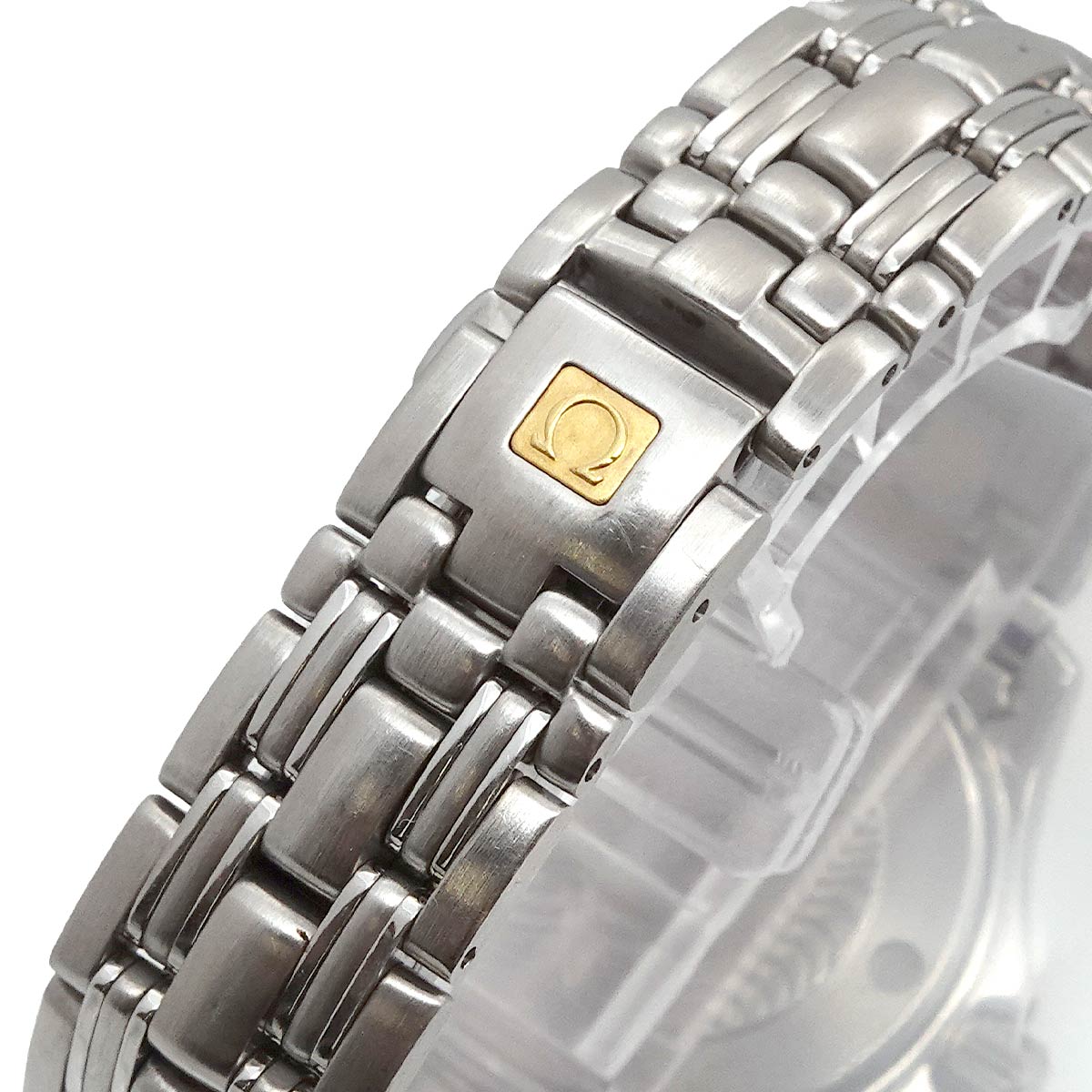 Seamaster 120 2581.81 Date Quartz Blue Dial Ladies Wrist Watch