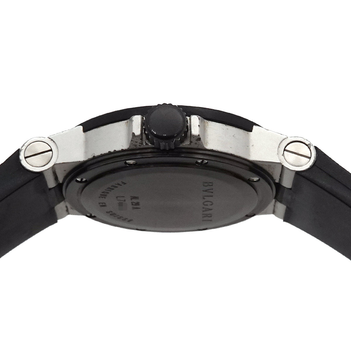 Aluminum AL29A Date Quartz Silver Dial Ladies Rubber Belt