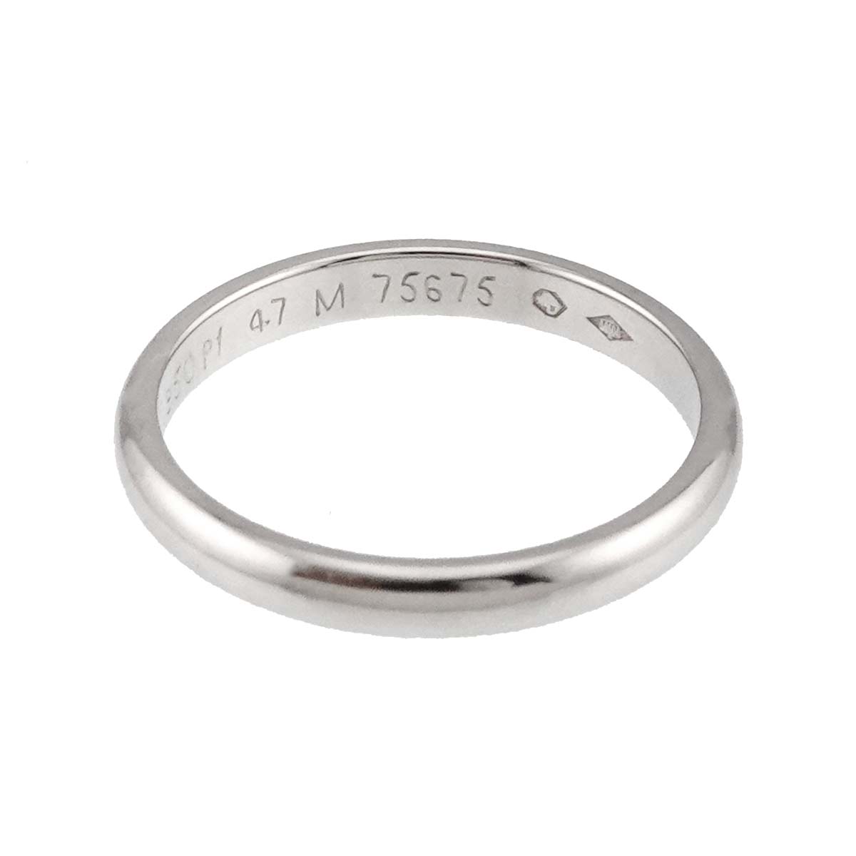 Classic Ring Platinum Size47 4(US)