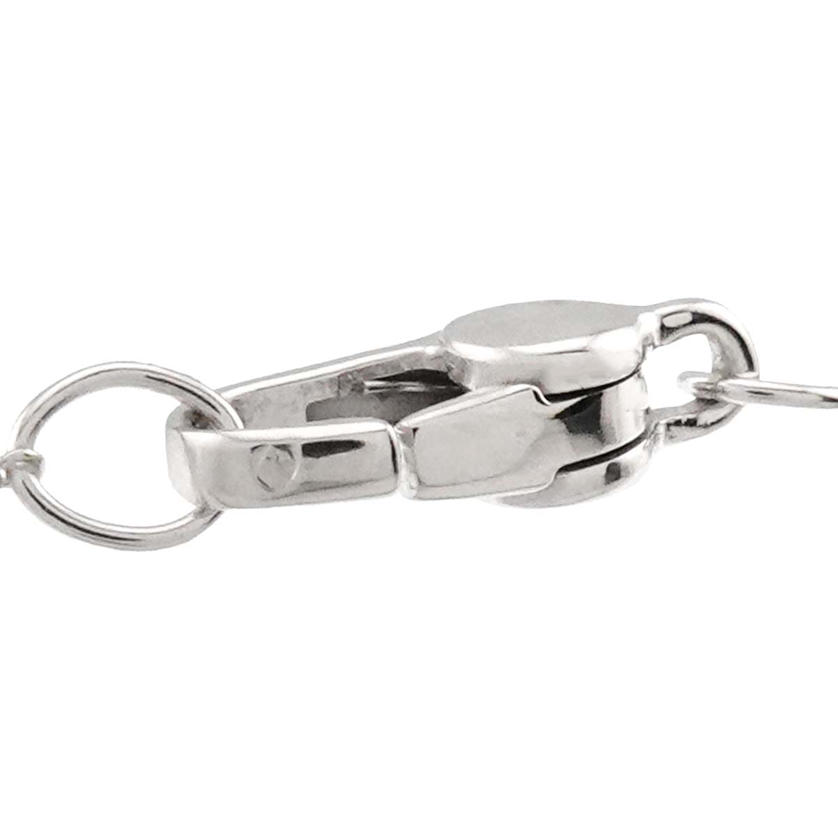 Diamond Necklace 18K White Gold 750