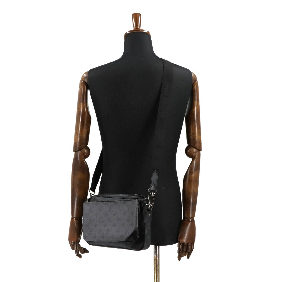 Monogram Eclipse Trio Messenger Shoulder Bag M69443 Purse