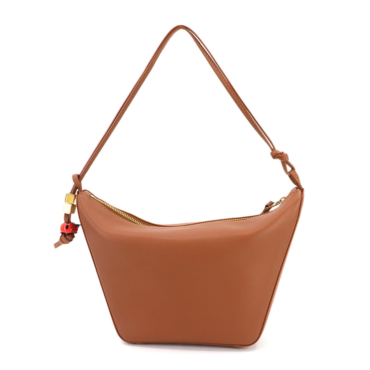 Hammock Hobo Bag Shoulder Bag Mini Leather Tan Brown A538G13X01