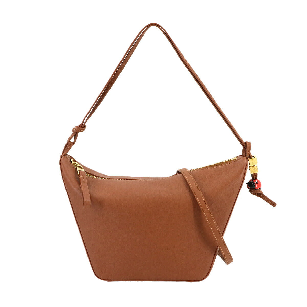 Hammock Hobo Bag Shoulder Bag Mini Leather Tan Brown A538G13X01