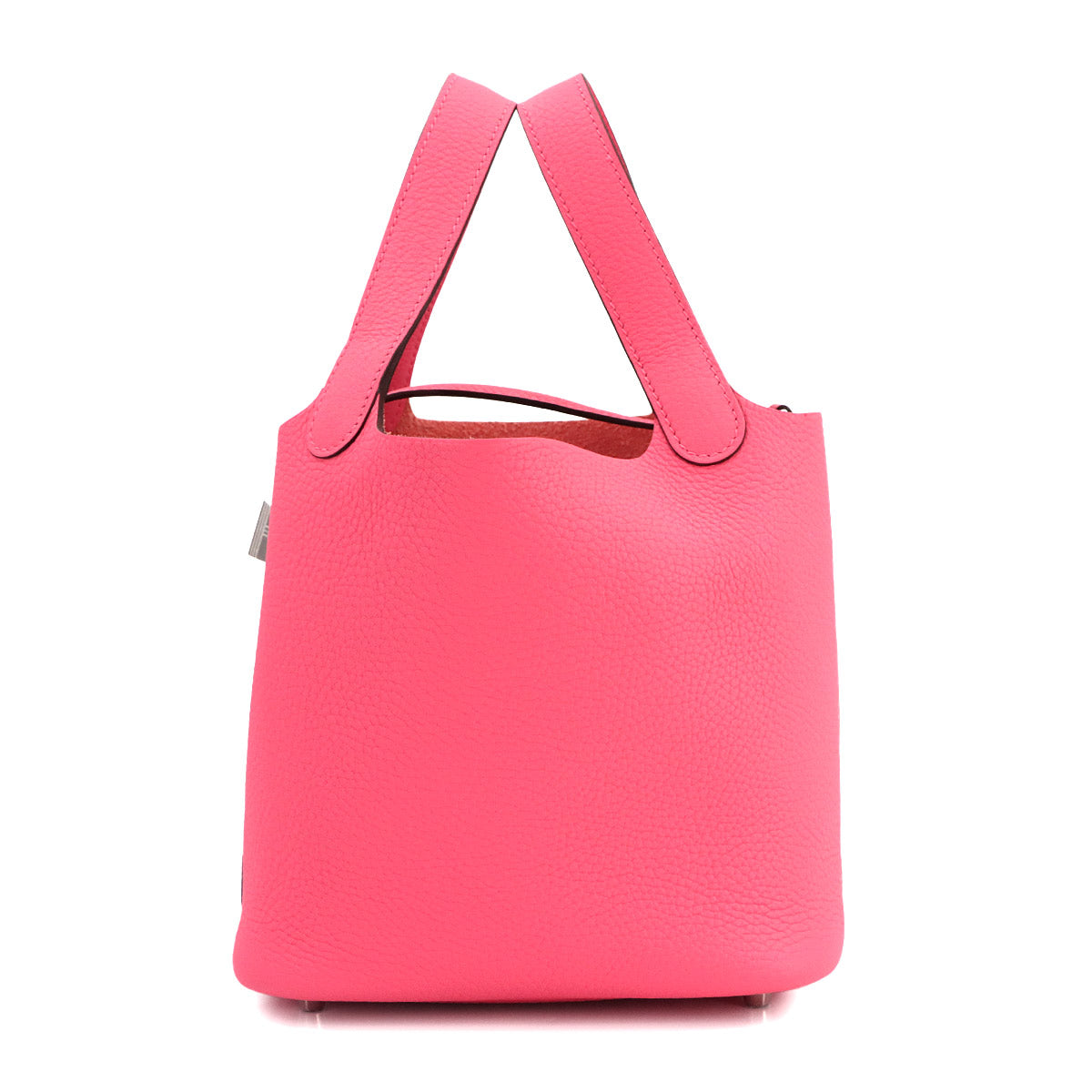Picotin Lock PM Hand Bag Taurillon Clemence Rose Azalee