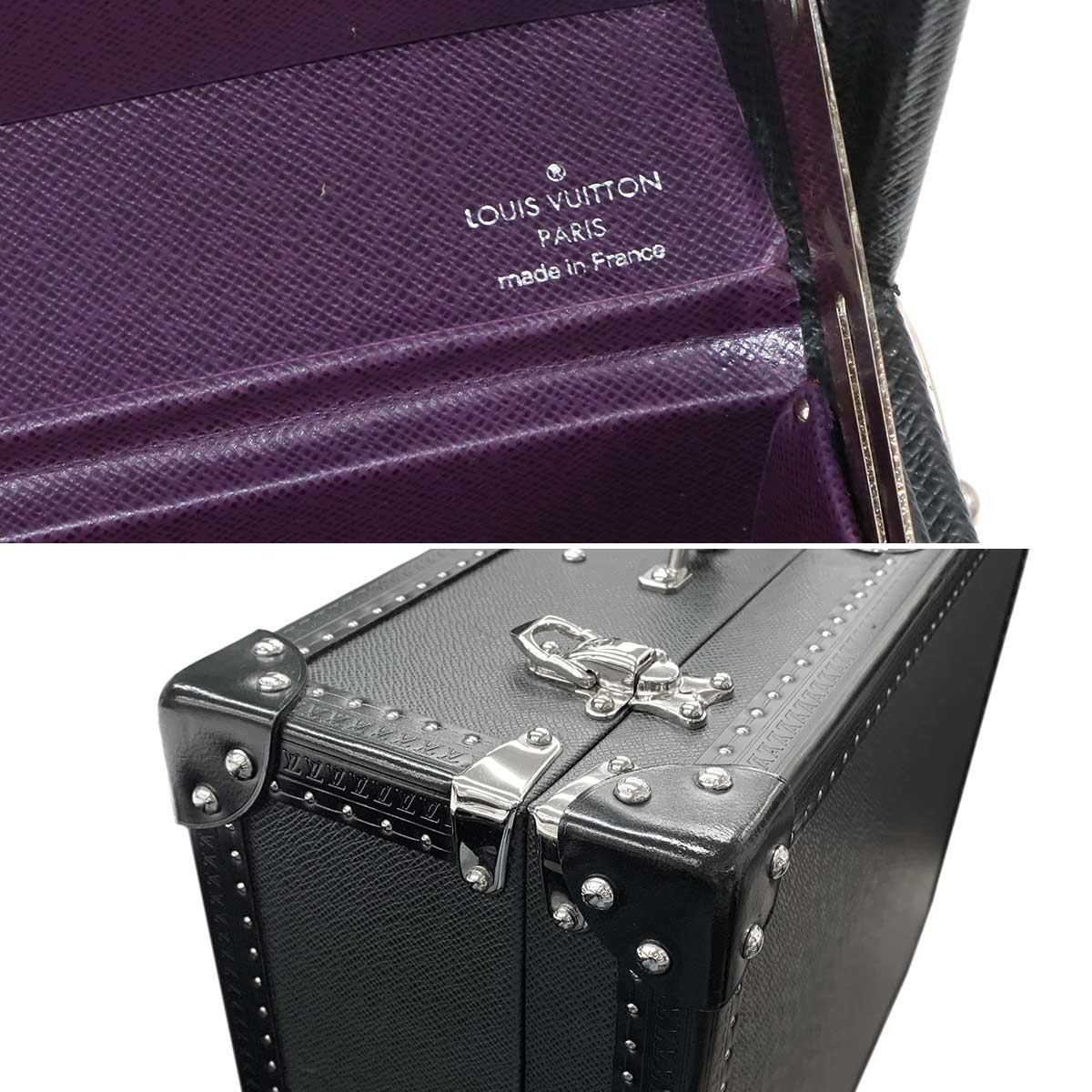 Taiga Cotteville 45 SPO Trunk Case Bag Black Purse