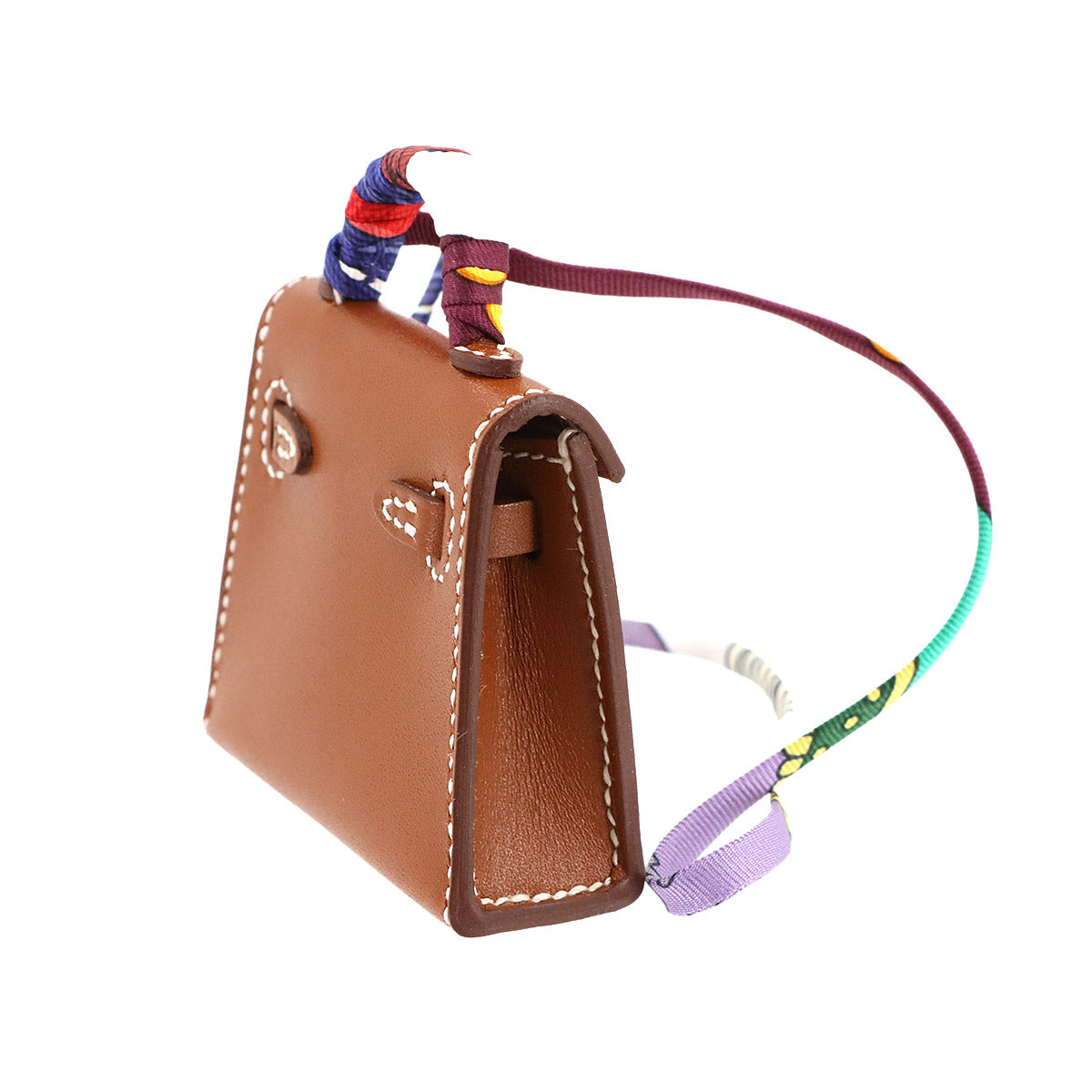 Kelly Twilly Bag Charm Veau Tadelakt Fauve